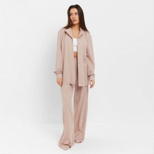 Костюм женский (рубашка, брюки, топ) KAFTAN Base, пудровый