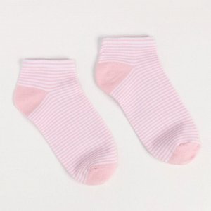 Набор носков женских (3 пары), цвет розовый/белый