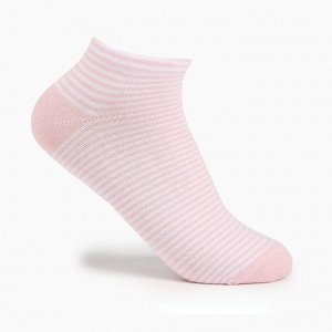 Набор носков женских (3 пары), цвет розовый/белый