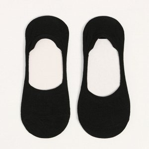 Носки-невидимки женские, цвет чёрный, (39-41)
