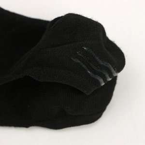 Носки-невидимки женские, цвет чёрный, (39-41)