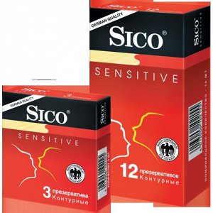 Презервативы Sico N3 Sensitive (контурные)