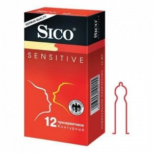 Презервативы Sico N12 Sensitive (контурные)