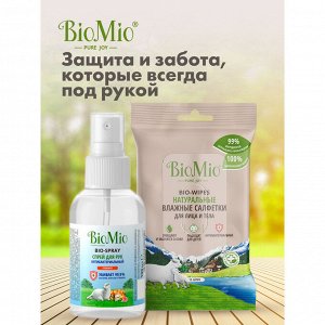 Влажные салфетки BioMio Bio-Wipes 15 шт.