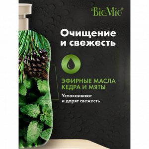 Гель-шампунь мужской д/душа BioMio Bio Shower Body&Hair gel Мята и кедр 650 мл