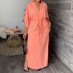 Платье однотонное