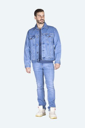 Куртка Классическая  мужская куртка из плотной джинсовой ткани 
 14,5 унций  без потёртостей.
 Застежка на пуговицы (болты). 2 внутренних кармана.
Цвет:&nbsp;
					
						
								голубой						
					
