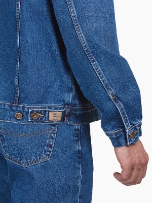 Куртка Классическая  мужская куртка из плотной джинсовой ткани 
 14,5 унций  без потёртостей.
 Застежка на пуговицы (болты). 2 внутренних кармана.
Цвет:&nbsp;
					
						
								синий						
					
Со