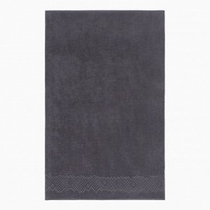 Полотенце махровое Flashlights 30Х70см, цвет серый, 295г/м2, 100% хлопок