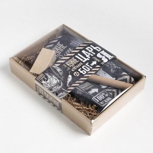 Кухонный набор «Царь на кухне»: варежка-прихватка 20x28 см, молоток деревянный