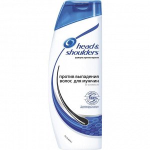 HEAD & SHOULDERS Шампунь против перхоти Против выпадения волос для мужчин 400мл