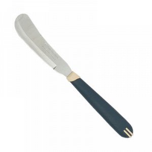 Нож для масла, 7,5 см, нерж. сталь, синий с белым, MULTICOLOR