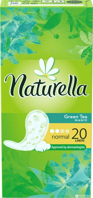 NATURELLA ЖенГигПрокл на каждый день Green Tea Magic Normal (с ароматом зеленого чая) Single 20шт