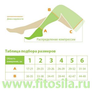 Чулок компрессионный до колена с открытым мыском ( I класс компрессии, Типоразмер № 3). Цвет - кремовый. Артикул- Г1-К