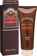 3W Очищающий пилинг-гель с плацентой &quot;Premium Placenta Soft PEELING GEL&quot; 180 мл. Арт-82528