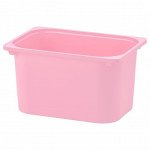 IKEA / TROFAST ТРУФАСТ | Контейнер, розовый | 42x30x23 см