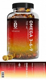 Ё|батон Omega 3-6-9 700 мг (240 капс.)