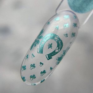 Лак для стемпинга "Tramp Stamp" №33 бирюзовый металлик