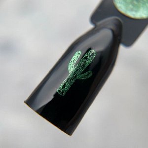 Лак для стемпинга "Tramp Stamp" №35 зеленый металлик