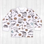 Кофта для новорожденного молоко/бежевый