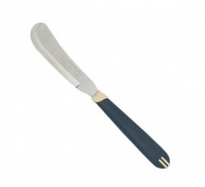 Нож для масла, 7,5 см, нерж. сталь, синий с белым, MULTICOLOR