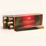 Благовония HEM CITRONELLA цитрусовая смесь