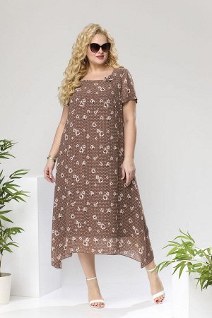 Платье Romanovich Style 1-1332 коричневый