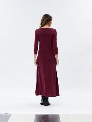 Платье D’imma Fashion 2363 винный