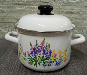 Кастрюля эм. 1,5л С1608АП2/4Жм декор