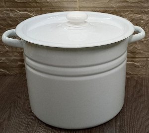 Кастрюля эм. 9,0л С41622/С41622П/3 светл/крем.