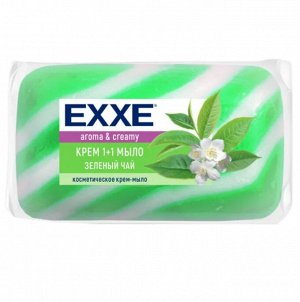 ARVITEX Fresh EXXE Туалетное крем-мыло ЗЕЛЕНЫЙ ЧАЙ полосатое 80 гр