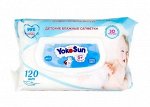 Детские влажные салфетки т. м. YOKOSUN 120 шт.