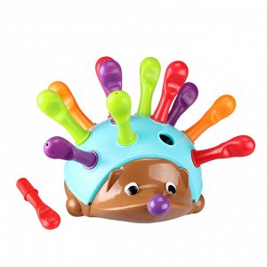 Развивающие игрушки Ежик Спайк, сортер с палочками, монтессори для малышей