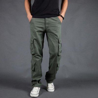 Мужская одежда и аксессуары от магазина JEEP — Мужские брюки с дополнительными карманами