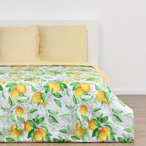 Постельное бельё «Этель» 2 сп Лимонное утро 175x215см, 200x220см, 70x70см-2 шт
