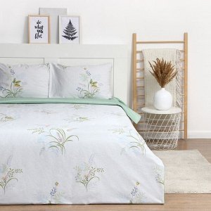 Постельное бельё LoveLife 1,5сп "Wildflowers" 143х215см, 150х225см, 50х70см-2шт, 100% хлопок, сатин, 125г/м²