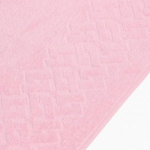 Полотенце махровое Baldric 100Х150см, цвет розовый, 350г/м2, 100% хлопок