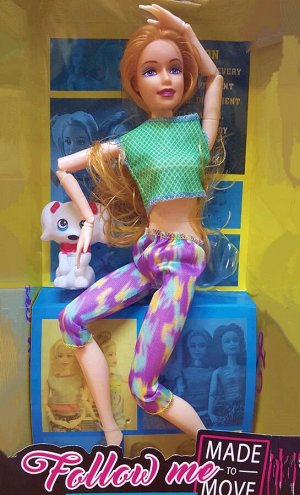 Кукла 30 см, Куколка с собачкой, Кукла-модница, Барби