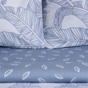 Постельное бельё LoveLife евро "Feathers" 200х217см, 225х240см, 50х70см-2шт,100% хлопок, сатин, 125г/м²