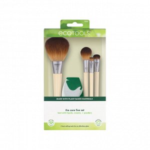 Набор кистей и спонж для макияжа EcoTools The Core Five Set