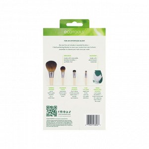 Набор кистей и спонж для макияжа EcoTools The Core Five Set