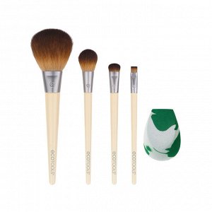 Набор кистей и спонж для макияжа EcoTools The Core Five Set