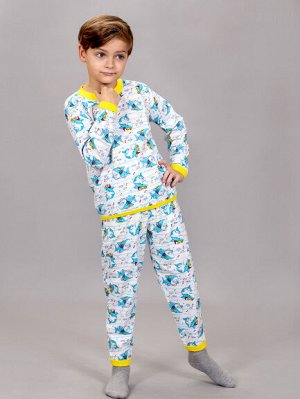 Пижама для мальчика диджей/желтый