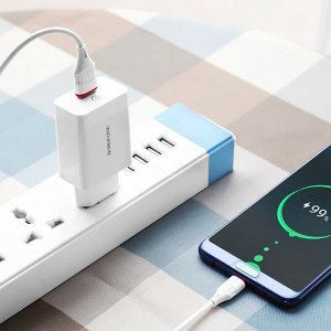 Зарядное устройство Borofone Quick Charger 18W, QC3.0