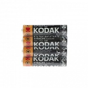 Батарейка алкалиновая Kodak Xtralife, AAA, LR03-60BOX, 1.5 В, бокс, 60 шт.