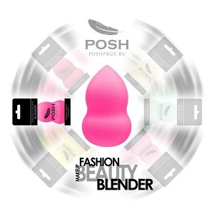 POSH ПАФФ-Бьютиспонж - Неоново-Розовый (эргономичная форма)