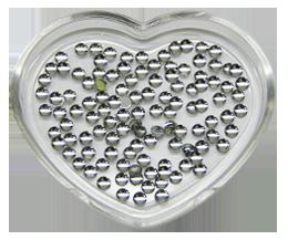 El Corazon Акриловые стразы для ногтей 200/61 SS6-серебро полусфера (D=2.0 mm)