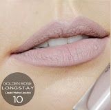 Golden Rose LONGSTAY Liquid Matte Lipstick Жидкая матовая помада 10