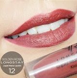 Golden Rose LONGSTAY Liquid Matte Lipstick Жидкая матовая помада 12