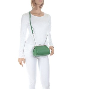Женская кожаная сумка Richet 2740LN 268 Зеленый